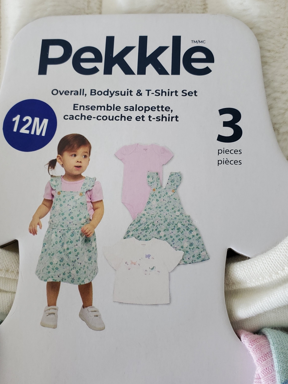 NWT Pekkle Floral Baby Girl 3 Piece Set - Picture 2 of 4